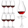 U-shaped Crystal Glass Decanter Set Bordeaux Stemware One-time Molding Wine Glass