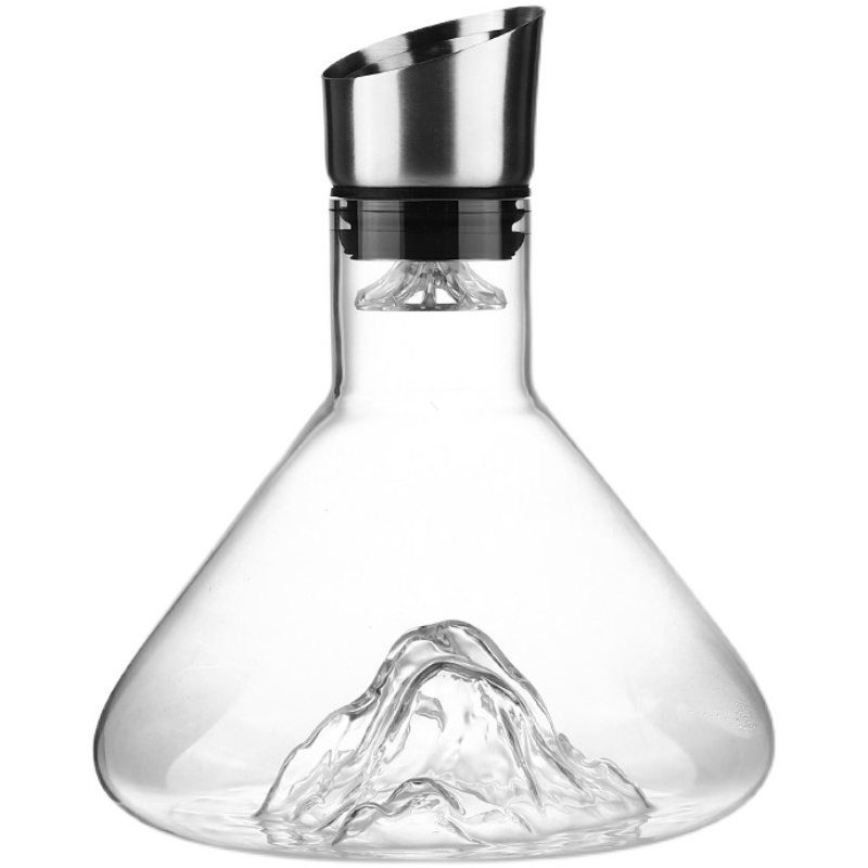 Waterfall Instant Wine Decanter Mountain Bottom Decanter with Filter 1500ML