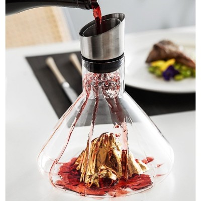 ウォーターフォール インスタント ワイン デキャンタ マウンテンボトム デキャンタ フィルター付き 1500ML