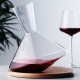 Crystal Glass Wine Decanter Balance Tumbler with Wooden Base Decanter