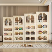 Installation-Free Foldable Locker Household Clothing Toy Storage Wardrobe Baby Children's Sorting Plastic Snack Cabinet Various Combination