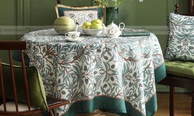 What is a tablecloth made of?