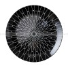 Contemporary Monochrome Ceramic Dinner Plates - Set of 2 (8" and 10")