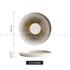 Designer Dinnerware Weiss Series Ceramic White/Golden Bowls Plates