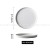 10.5-inch White Shallow Flat Plate  + $8.00 