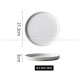 Minimalism Ceramic Tableware Dinnerware Dish Deep Plate Flat Plate