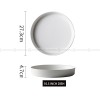 Minimalism Ceramic Tableware Dinnerware Dish Deep Plate Flat Plate