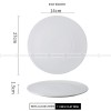 Designer Tableware Collection Weiss Series Ceramic Dish White Plate