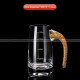Liquor Dispenser With Gold Foil Handle Glass Dispenser With Scale
