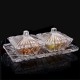 Glass Elegance: Dried Fruit & Nuts Crystal Jar Set with Lid - Stylish Storage Tank