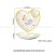 Yellow Cat Heart-shape Plate 