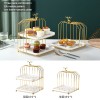 Restaurant Afternoon Tea Snack Candy Display Stand: Ceramic Snack Tray Dessert Storage Rack