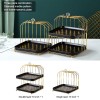 Restaurant Afternoon Tea Snack Candy Display Stand: Ceramic Snack Tray Dessert Storage Rack