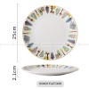 Porcelain Dinnerware Flowerish Hand-painted Plate Pattern Dinner Plate