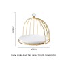 Ceramic Cake and Dessert Table Stand in the Form of a Birdcage Display Shelf for Afternoon Tea