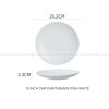 Ceramic Dinnerware Disc Chrysanthemum Flat Plate Minimalism Plate