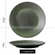 Ceramic Shallow Plate Dinner Plate Round Flat Plate Serving Plates