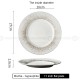 Mocaa Stone Series Phnom Penh Tableware Ceramic Dinnerware Flat Plate