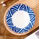 Japanese Elegance: Ceramic Hat-Shaped Rice Bowl - 8 Inches