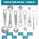 Stainless Steel Baking Scale Measuring Spoon Set Calipers Stir Bar