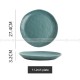 Matte Fusion Ceramic Dinner Plate Combination Tableware Set of 2 (8" and 11")