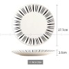 Nordic Ceramic Tableware Simple Line Pattern Disc Snack Dinner Plate