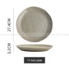 Matte Fusion Ceramic Dinner Plate Combination Tableware Set of 2 (8" and 11")