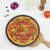 12-Inch Round Baking Pan Punched Pizza Pan Fruit Pie Baking Mold 12-Inch Round Baking Pan Punched Pizza Pan Fruit Pie Baking Mold