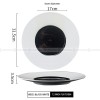 Weiss Dinnerware Collection Designer White/Black Dinner Plate