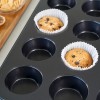 Black Non-stick Baking Pan 12 Cups Muffin Mold Cake Baking Mold