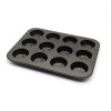 Black Non-stick Baking Pan 12 Cups Muffin Mold Cake Baking Mold