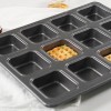 Square Delight 12-Cup Non-stick Cupcake and Brownie Baking Pan