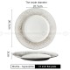 Mocaa Stone Series Phnom Penh Tableware Ceramic Dinnerware Flat Plate