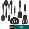 Versatile Silicone Kitchen Utensil Set: Scraper, Spatula, Tong, and Slotted Turner