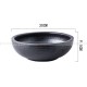 Kiln Change Ceramic Soup Bowl Large Noodle Bowl Spiral Texture Pot