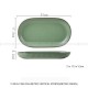 Nordic Vertical Grain Tableware Matte Ceramic Bowls Plates Ladle Spoon