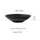 Black Tableware Hat Bowl Large Bowl Deep Soup Plate Serving Plate