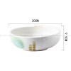 Kiln Change Ceramic Soup Bowl Large Noodle Bowl Spiral Texture Pot