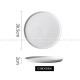 Minimalism Ceramic Tableware Dinnerware Dish Deep Plate Flat Plate