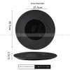 Mocaa Stone Series Black Dinner Plates Ceramic Dinnerware Plates