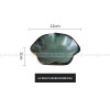 Kiln Change Ceramic Tableware Blue/Green Glaze Bowl Plate