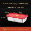 304 Stainless Steel Food Grade Fresh-keeping Box Storage Box Lunch Box