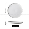 Minimalism Ceramic Tableware Dinnerware Dish Deep Plate Flat Plate