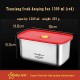 304 Stainless Steel Food Grade Fresh-keeping Box Storage Box Lunch Box