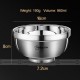 Durable 304 Stainless Steel Bowl Double-layer Heat Insulation Bowl