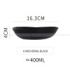 Japanese Ceramic Tableware Irregular Matte Ramen Bowl Deep Salad Plate