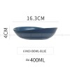 Japanese Ceramic Tableware Irregular Matte Ramen Bowl Deep Salad Plate