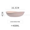 Japanese Ceramic Tableware Irregular Matte Ramen Bowl Deep Salad Plate