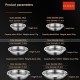 304 Stainless Steel Deep Dish Thickened Round Dinner Plate Soup Plate