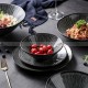 Glacier Tableware Ceramic Dinnerware Vintage Hat Bowls Grey Plates